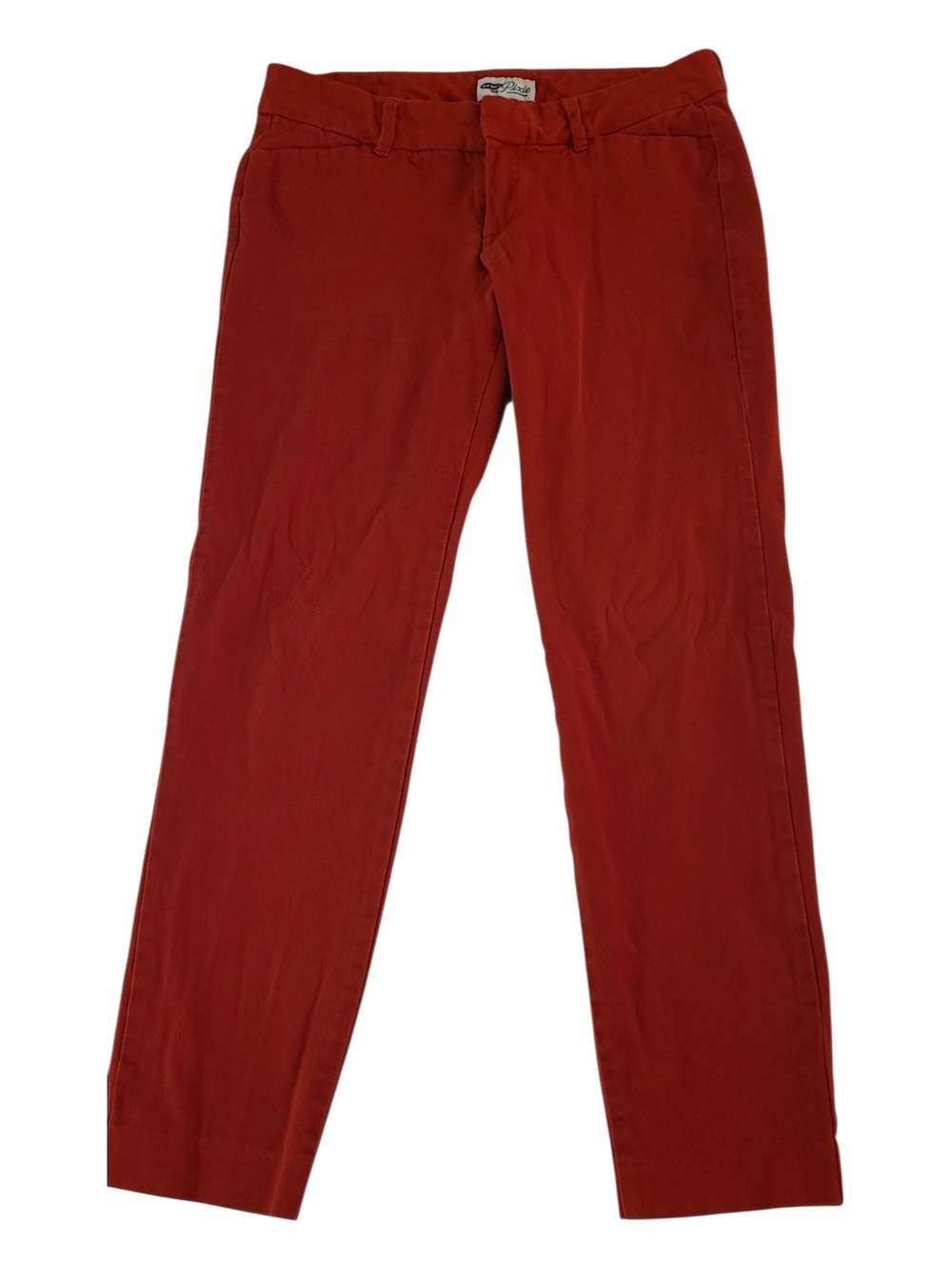 Old Navy Brick Red Women's Straight Leg Trousers